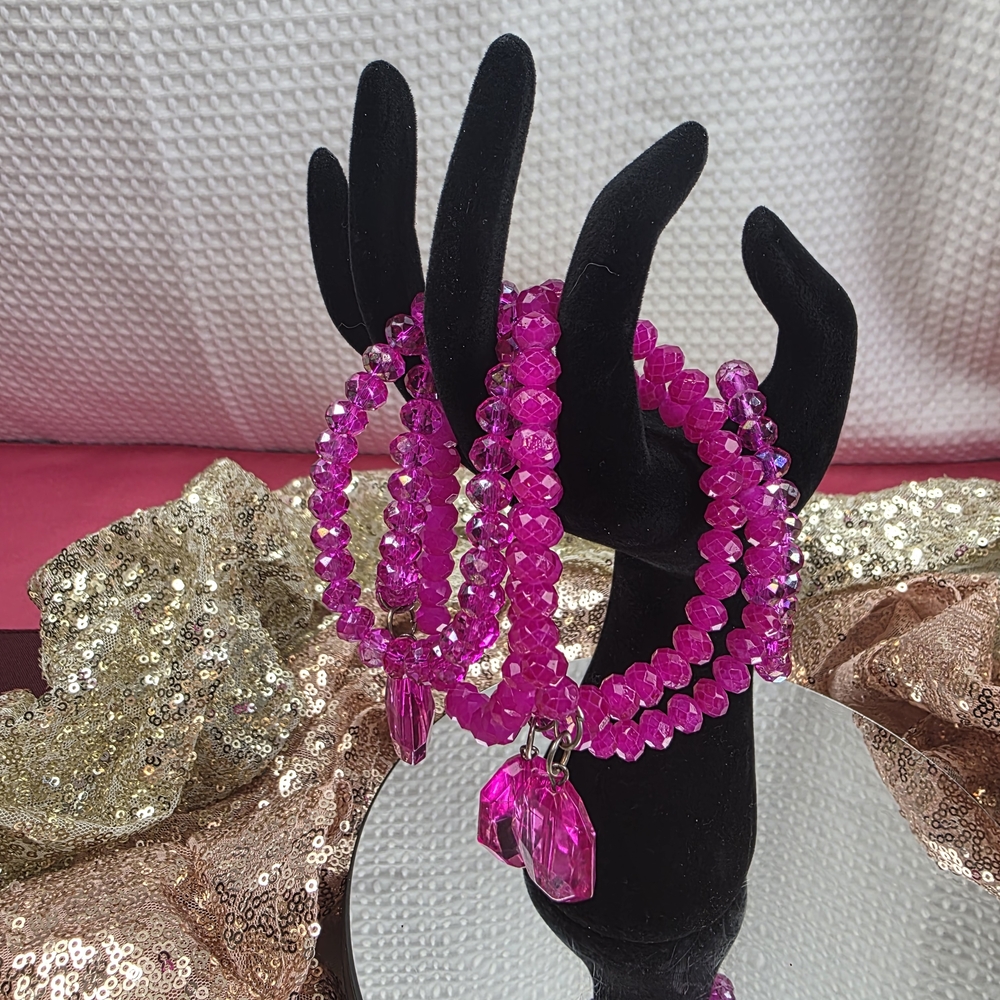 Sassy Jones "Melia" Statement Necklace & Braclet Set - Picture 2 of 4